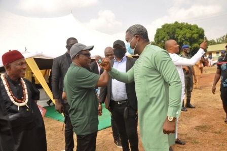 Arrival of the Ezeagu Local Government chairman Hon Chukwudi Ani.