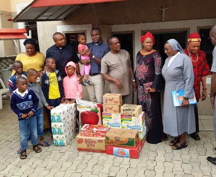 Visit to motherless babies