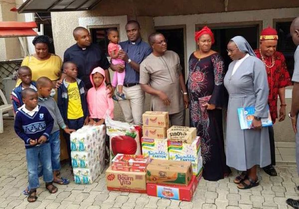 Visit to motherless babies